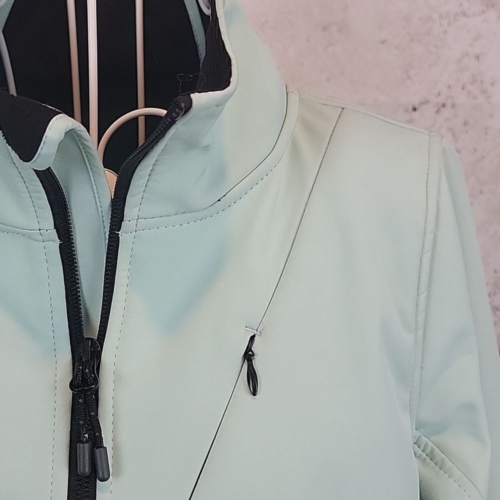 Pulse soft shell winter jacket lime sherbert gree… - image 4